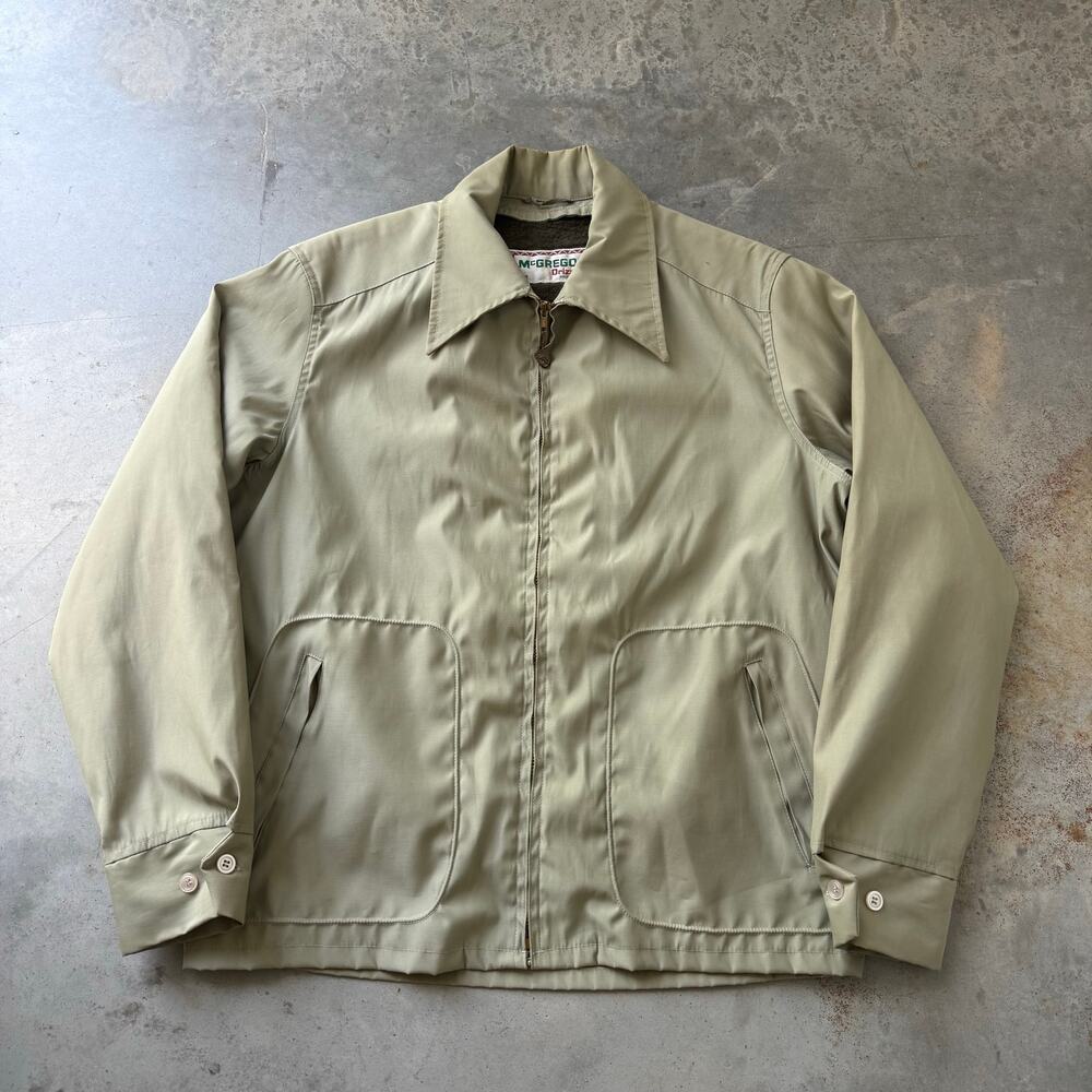 Vintage 70’s McGregor Drizzler Lined Harrington Style Zip Up Jacket Size 42